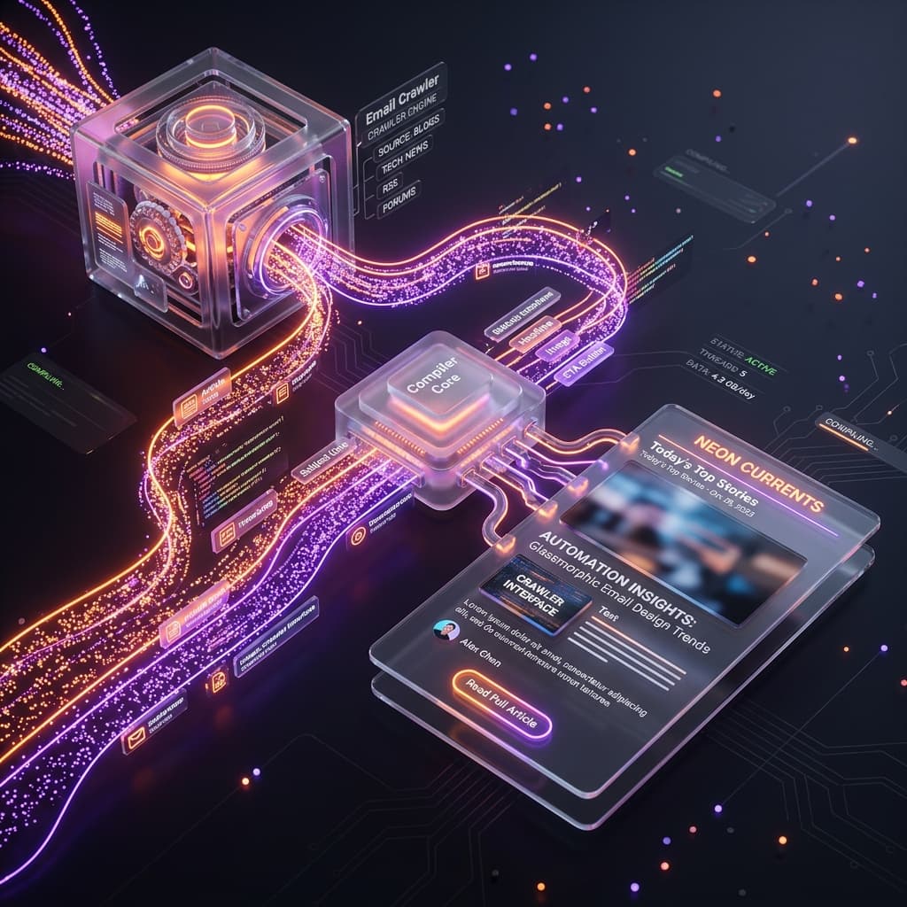 Automated Newsletter Scraper & Email Generator Engine